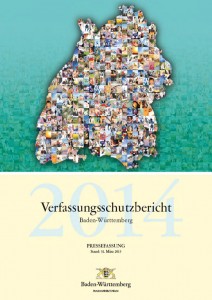 Titelseite des VS-Berichts Ba-Wü 2014