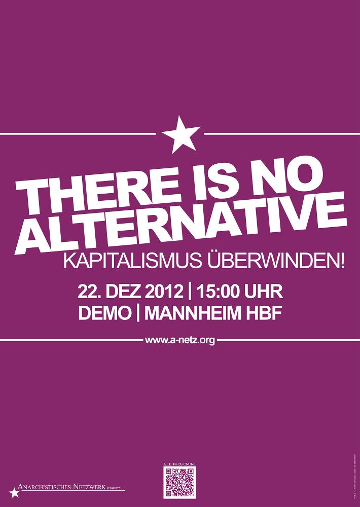 Demo: There is no alternative – Kapitalismus überwinden!