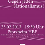 Antinationaler Aufruf zu den Antifa-Protesten am 23. Februar in Pforzheim