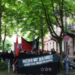 Über 400 Menschen auf libertärer 1. Mai-Demo in Freiburg